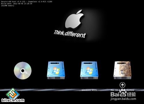 windows 7下硬盘安装黑苹果Mac OS X