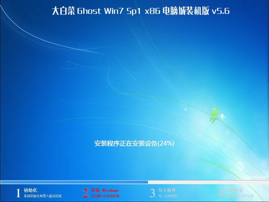 大白菜win7纯净装机版32位系统下载(1)