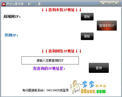 IP地址查询器