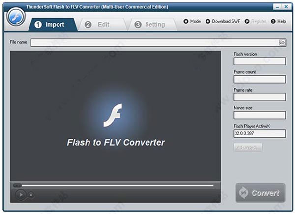 Flash to FLV Converter破解版