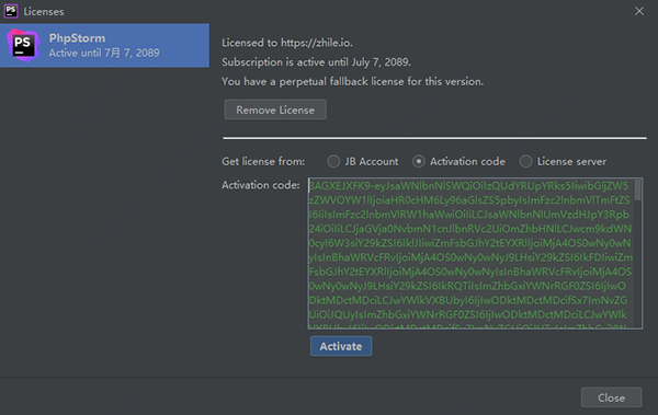 jetbrains phpstorm 2020.1破解补丁