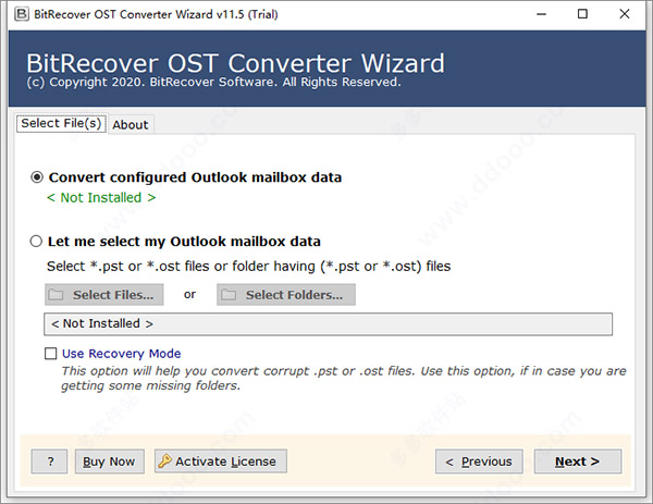 BitRecover OST Converter Wizard破解版