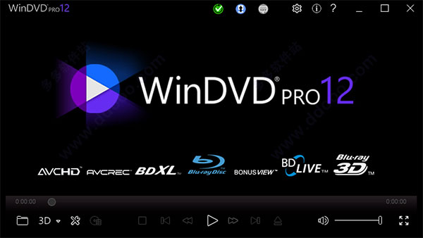 WinDVD Pro 12汉化破解版