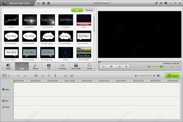 iSkysoft Video Editor破解版