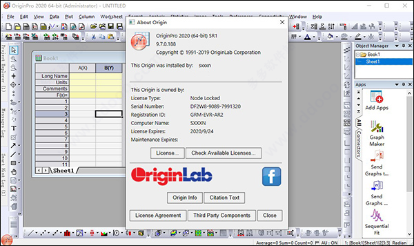 originlab2020破解版