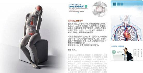 3dBody三维人体解剖软件