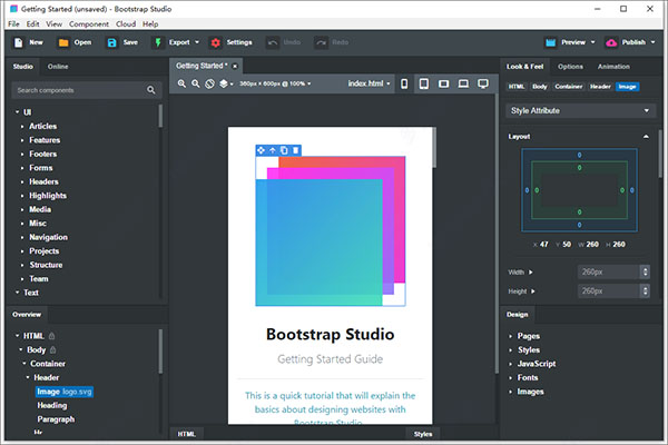 Bootstrap Studio 64位破解版