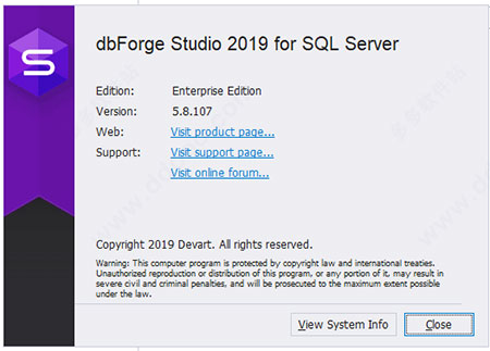 dbForge Studio 2019 for SQL Server破解版