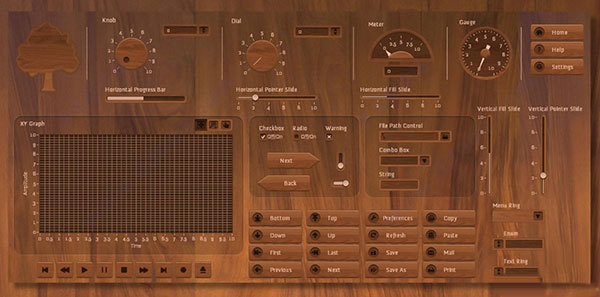 Wooden UI Controls Kit 2018破解版