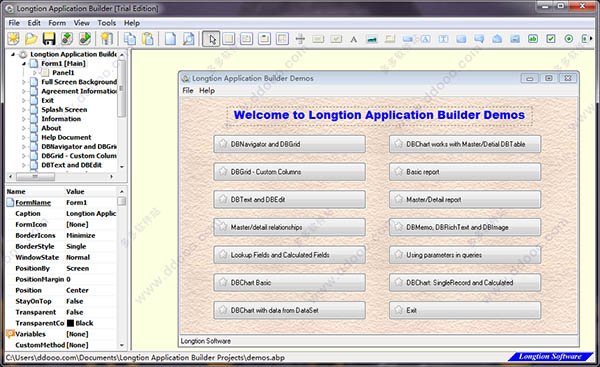 Longtion Application Builder