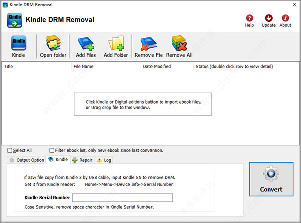 Kindle DRM Remova破解版