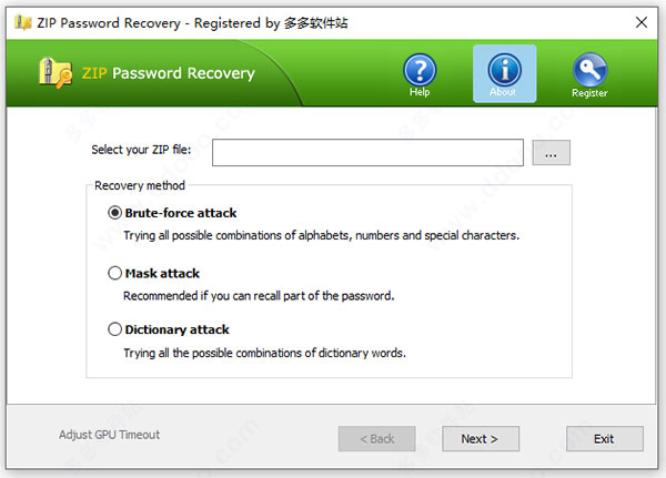 ZIP Password Recovery破解版