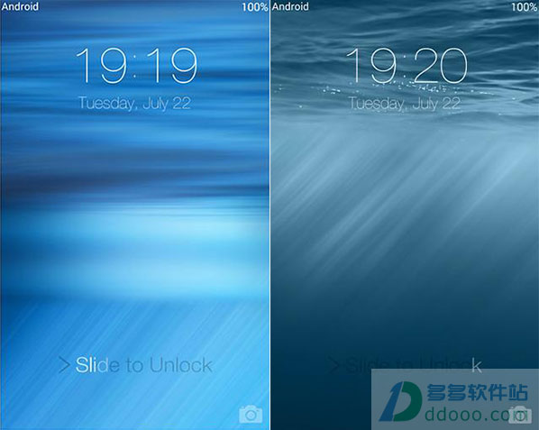 ios8锁屏软件(Retina IOS8 Lock Screen)