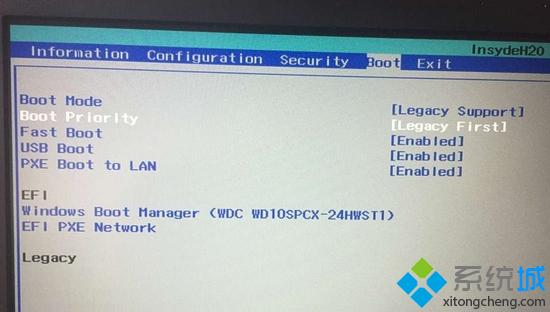 联想自带win10换win7系统步骤5