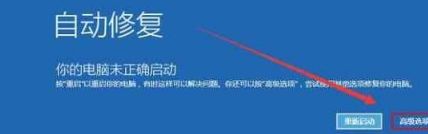 选择【高级选项】