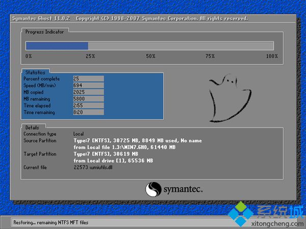 一键ghost重装系统win7步骤6