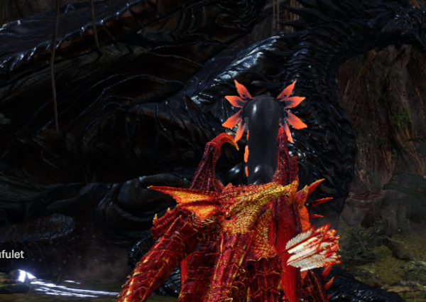 怪物猎人世界冰原乌木Kushala Doara怪兽MOD