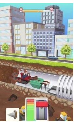 地铁挖掘游戏