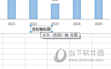 Excel2016怎么添加坐标轴标题 一个步骤就搞定