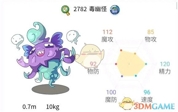《洛克王国》毒幽怪技能表分享