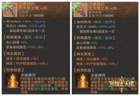荣耀大天使套装介绍 荣耀大天使级套装欣赏