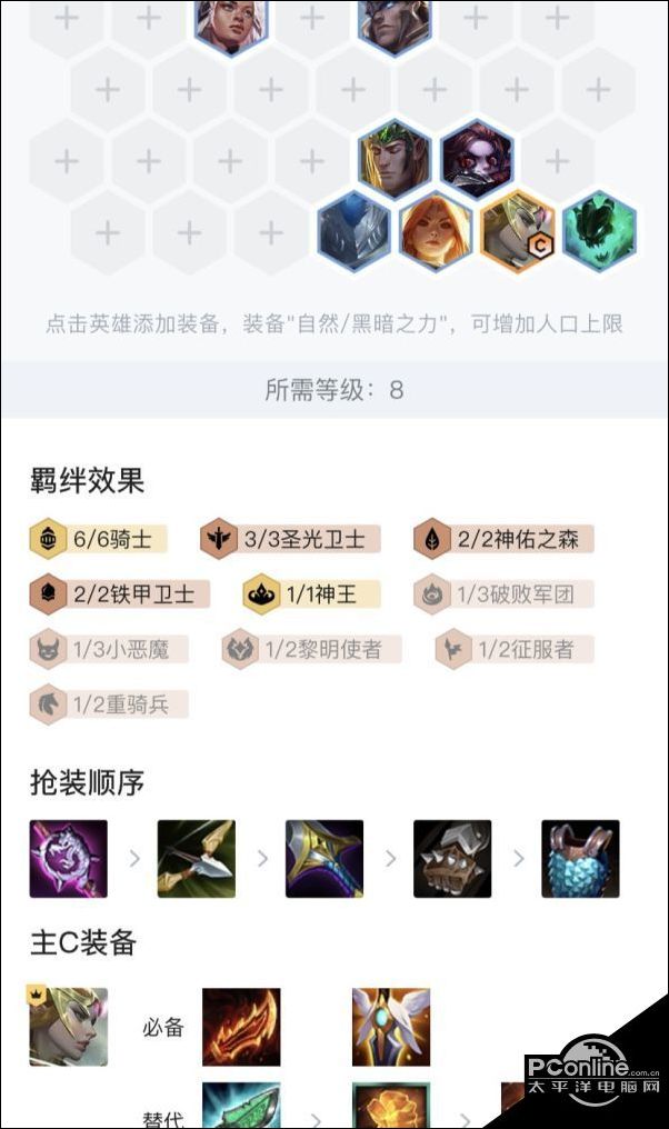 云顶之弈S5六骑天使阵容运营思路介绍