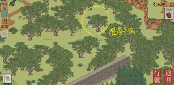 江南百景图小青蛇的纸条在哪 小青蛇的纸条位置