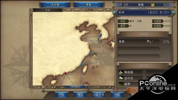 大航海时代4威力加强版HD码头功能一览