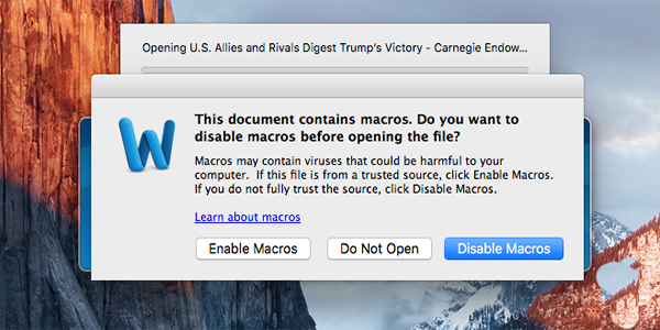 Mac Word宏病毒是什么 Mac Word宏病毒有什么危害
