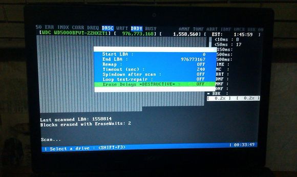 MHDD修复坏道怎么用  MHDD修复坏道修复硬盘坏道详细操作方法