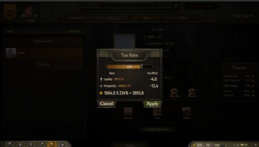 骑马与砍杀2设置结算税率MOD